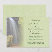 Waterfall Wedding Kaart (Voorkant / Achterkant)