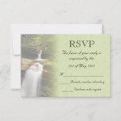 Waterfall Wedding RSVP (Voorkant)