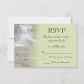 Waterfall Wedding RSVP (Voorkant)