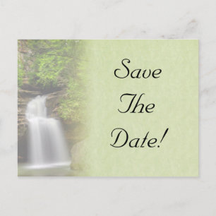 Waterfall Wedding Save the Date Briefkaart