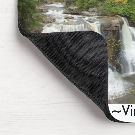Waterfall West Virginia Mousepad Muismat (Hoek)