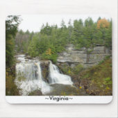 Waterfall West Virginia Mousepad Muismat (Voorkant)