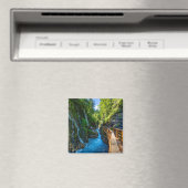 Waterfall Wimbachklamm Gorge Wooden Path Beieren Magneet (Insitu (Vaatwasser))