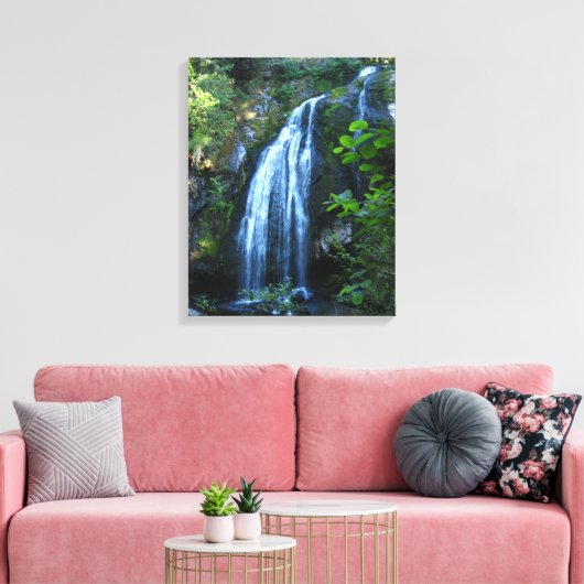 Waterfall Wrapped Canvas Afdruk (Insitu (Woonkamer))