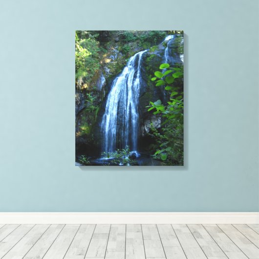Waterfall Wrapped Canvas Afdruk (Insitu (Houten vloer))