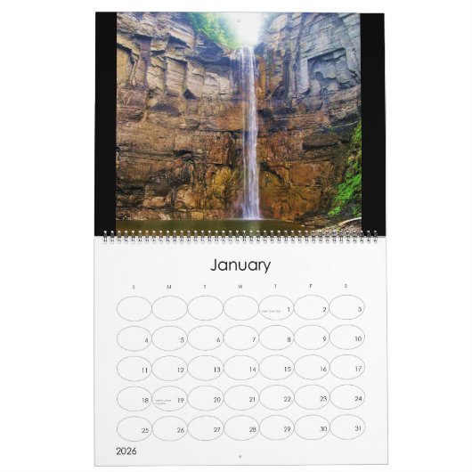 WATERFALLEN VAN ITHACA-kalender Kalender (Jan 2026)