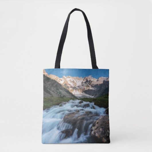 Waterfalls | Aviolo Lake, Italy Tote Bag (Voorkant)