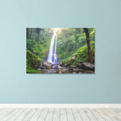 Waterfalls | Bali, Indonesia Canvas Afdruk (Insitu (Houten vloer))