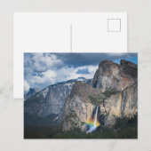 Waterfalls | Bridal Veil Falls Yosemite California Briefkaart (Voorkant / Achterkant)