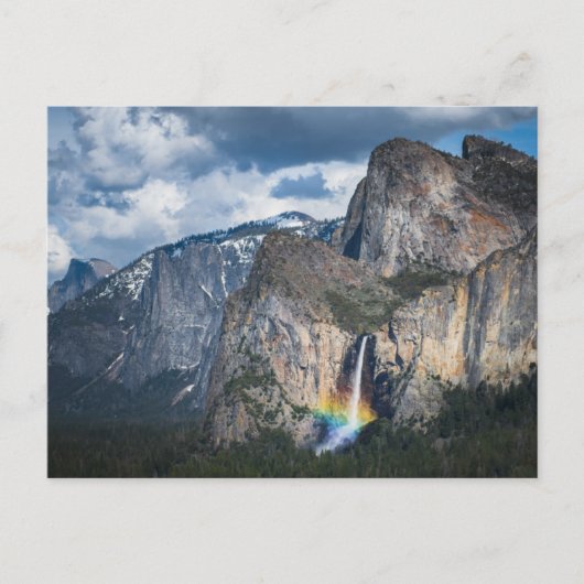 Waterfalls | Bridal Veil Falls Yosemite California Briefkaart (Voorkant)