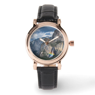 Waterfalls Bridal Veil Falls Yosemite California Horloge