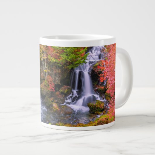 Waterfalls | Faucet Waterfalls Nikko Japan Fall Grote Koffiekop (Voorkant rechts)