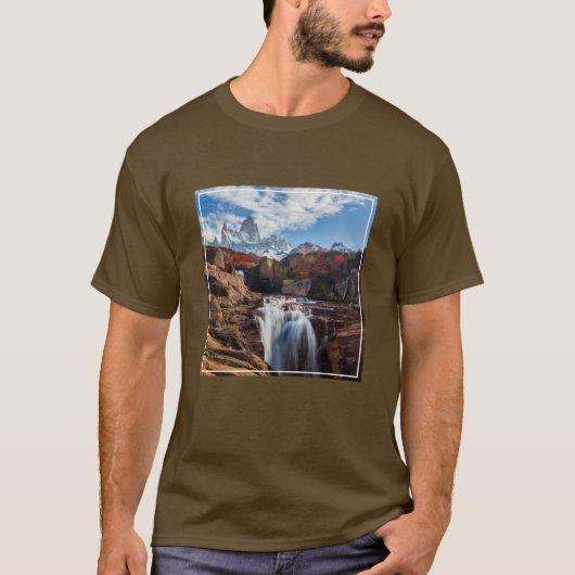 Waterfalls | Fitz Roy Mountain, Argentina T-shirt (Voorkant)