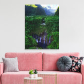 Waterfalls | Grand Galet Falls Canvas Afdruk (Insitu (Woonkamer))