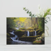 Waterfalls | Great Smoky Mountain National Park Bedankkaart (Staand voorkant)