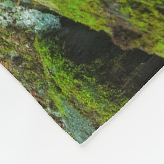 Waterfalls | Grotto Falls, Oregon Fleece Deken (Hoek)