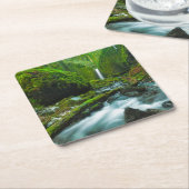 Waterfalls | Grotto Falls, Oregon Kartonnen Onderzetters (Schuin)