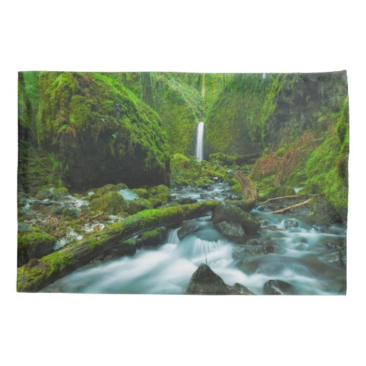 Waterfalls | Grotto Falls, Oregon Kussensloop (Achterkant)