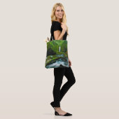 Waterfalls | Grotto Falls, Oregon Tote Bag (Op model)