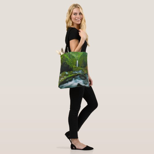 Waterfalls | Grotto Falls, Oregon Tote Bag (Op model)