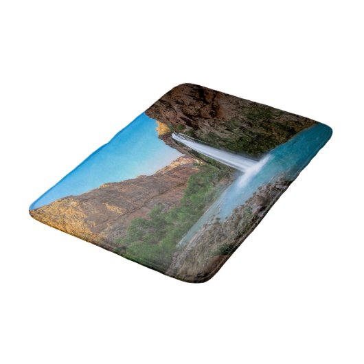 Waterfalls | Havasu Falls at Sunset Badmat (Gekanteld)