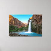 Waterfalls | Havasu Falls at Sunset Canvas Afdruk (Voorkant)