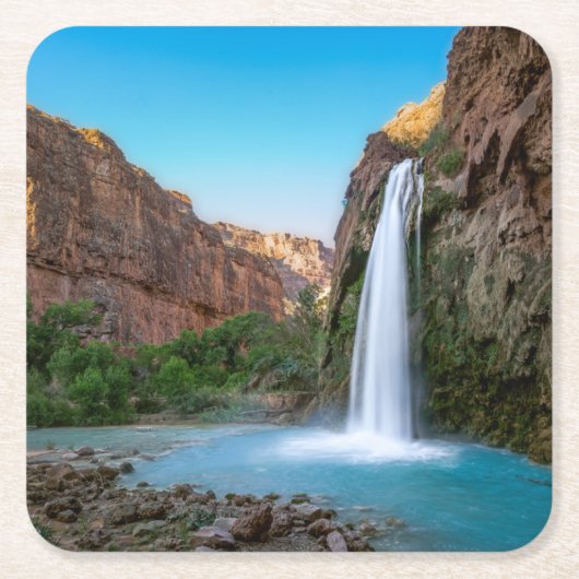 Waterfalls | Havasu Falls at Sunset Kartonnen Onderzetters (Voorkant)