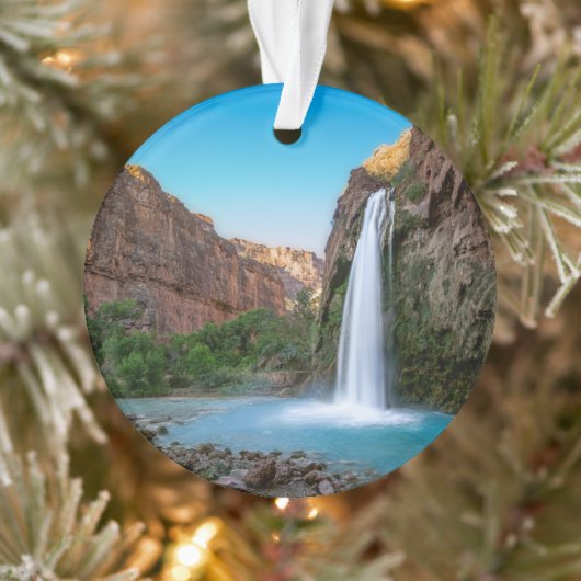 Waterfalls | Havasu Falls at Sunset Ornament (Boom)