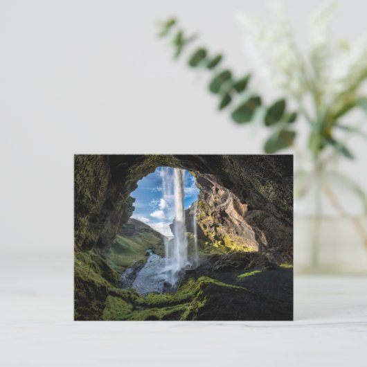Waterfalls | Icelandic Waterfall Briefkaart (Staand voorkant)