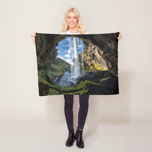 Waterfalls | Icelandic Waterfall Fleece Deken (In situ)