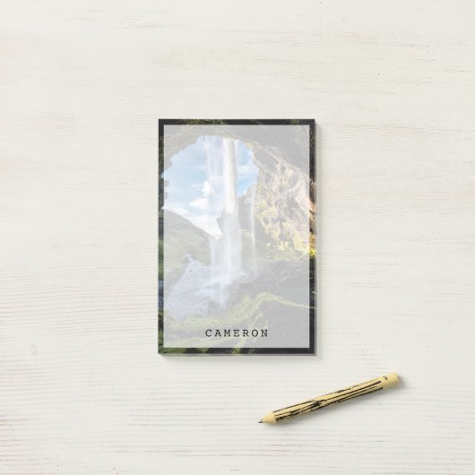 Waterfalls | Icelandic Waterfall Post-it® Notes (Op bureau)