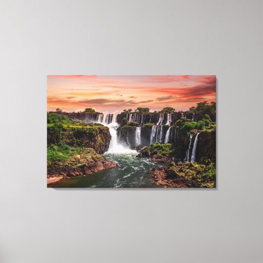Waterfalls | Iguacu National Park Canvas Afdruk (Voorkant)