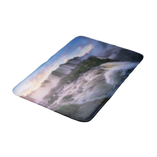 Waterfalls | Iguazu Waterfall, Brazil Badmat (Gekanteld)