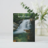 Waterfalls in Golden Ears Park Maple Ridge BC Briefkaart (Staand voorkant)
