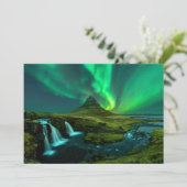 Waterfalls | Kirkjufellfoss Waterfall, Iceland Bedankkaart (Staand voorkant)