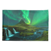 Waterfalls | Kirkjufellfoss Waterfall, Iceland Kussensloop (Achterkant)