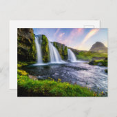 Waterfalls | Kirkjufellsfoss, Iceland Briefkaart (Voorkant / Achterkant)