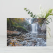 Waterfalls | Looking Glass Waterfalls Bedankkaart (Staand voorkant)