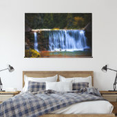 Waterfalls Nature Relax Home Office Picture 12 Canvas Afdruk (Insitu (Slaapkamer))