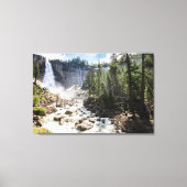 Waterfalls | Nevada Fall, Yosemite, CA Canvas Afdruk (Voorkant)