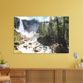 Waterfalls | Nevada Fall, Yosemite, CA Canvas Afdruk (Insitu (Woonkamer))