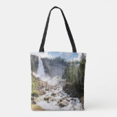 Waterfalls | Nevada Fall, Yosemite, CA Tote Bag (Achterkant)