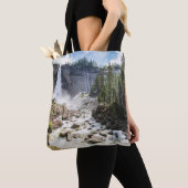 Waterfalls | Nevada Fall, Yosemite, CA Tote Bag (Dichtbij)
