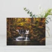 Waterfalls | New England Connecticut Bedankkaart (Staand voorkant)