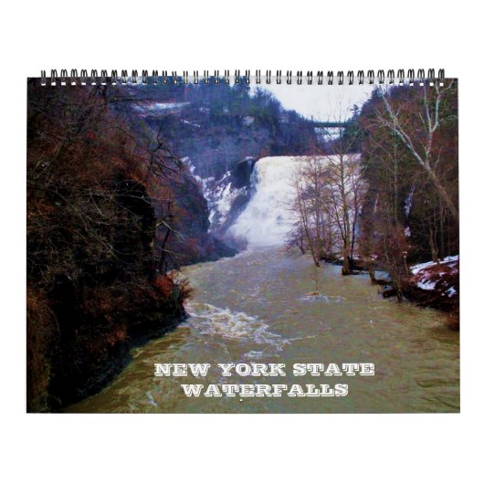 WATERFALLS OF NEW YORK STATE  calendar Kalender (Hoes)