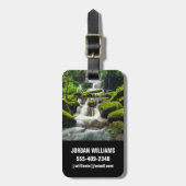 Waterfalls | Phu Tub Berk Mountain, Thailand Bagagelabel (Voorkant verticaal)