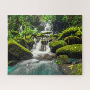 Waterfalls Phu Tub Berk Mountain, Thailand Legpuzzel