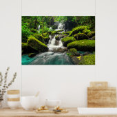 Waterfalls | Phu Tub Berk Mountain, Thailand Poster (Keuken)