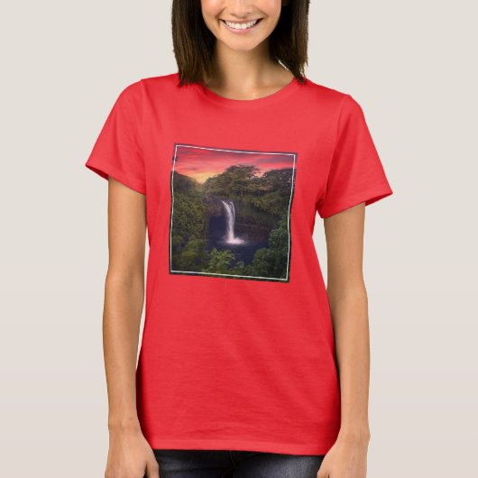 Waterfalls | Rainbow Falls, Hilo, Hawaii T-shirt (Voorkant)