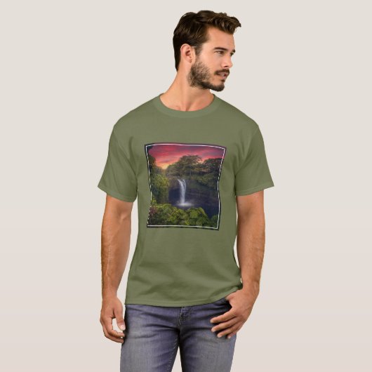 Waterfalls | Rainbow Falls, Hilo, Hawaii T-shirt (Voorkant volledig)